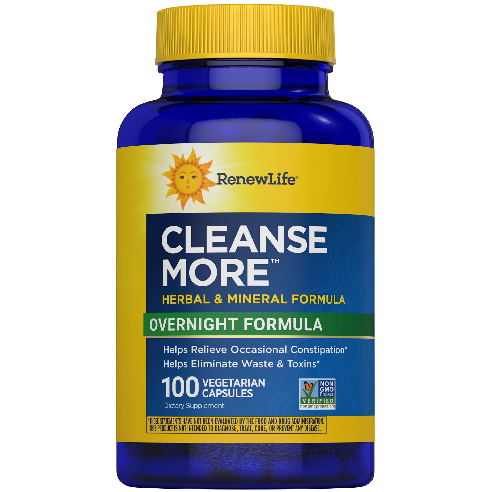 Renew Life Cleanse More Detox Capsules | Herbal Mineral Detox

