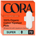 Cora Organic Cotton Topsheet Sanitary Pads