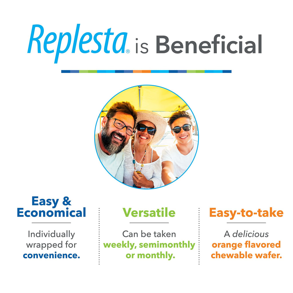 Replesta Vitamin D3 50,000 IU Chewable Wafer

