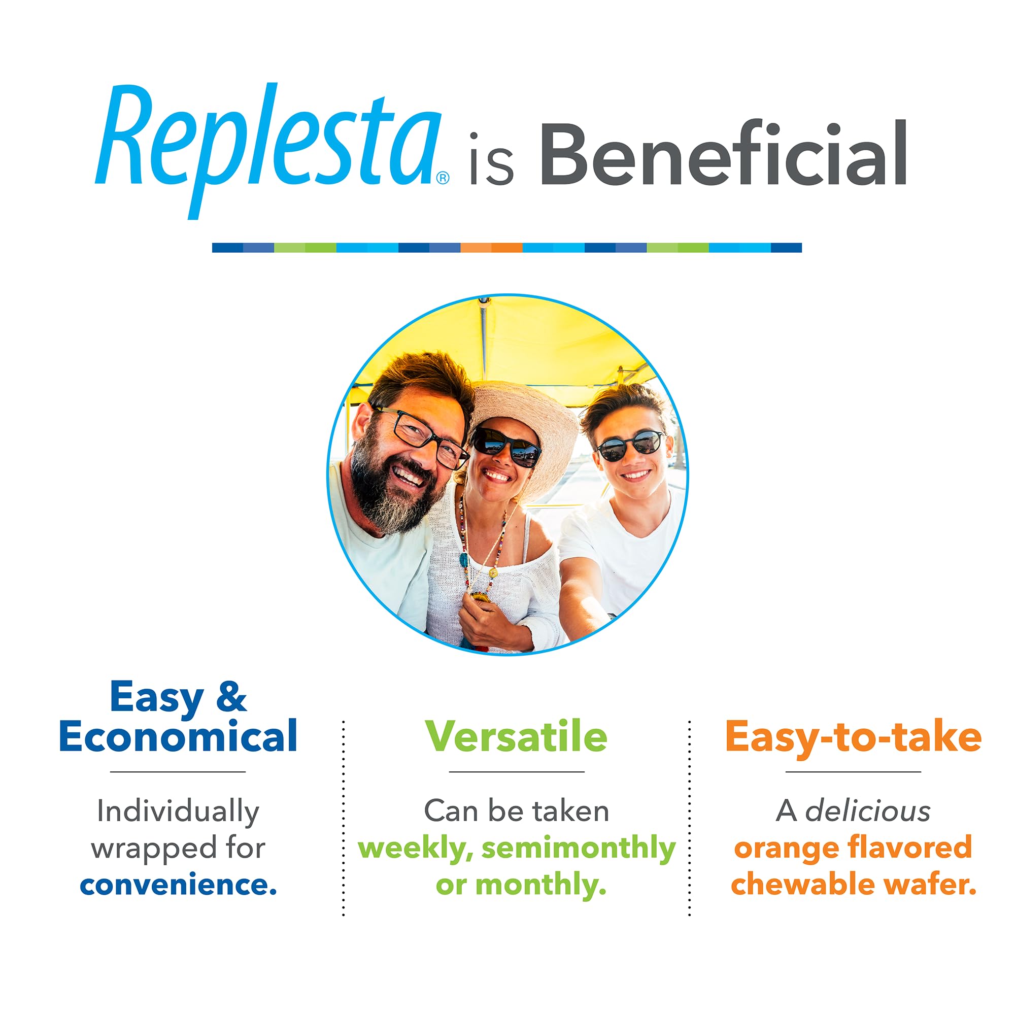 Replesta Vitamin D3 50,000 IU Chewable Wafer


