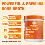 Zammex Grass-Fed Beef Bone Broth Protein Powder


