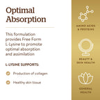 Solgar L-Lysine 1000 mg Supplement for Skin & Collagen

