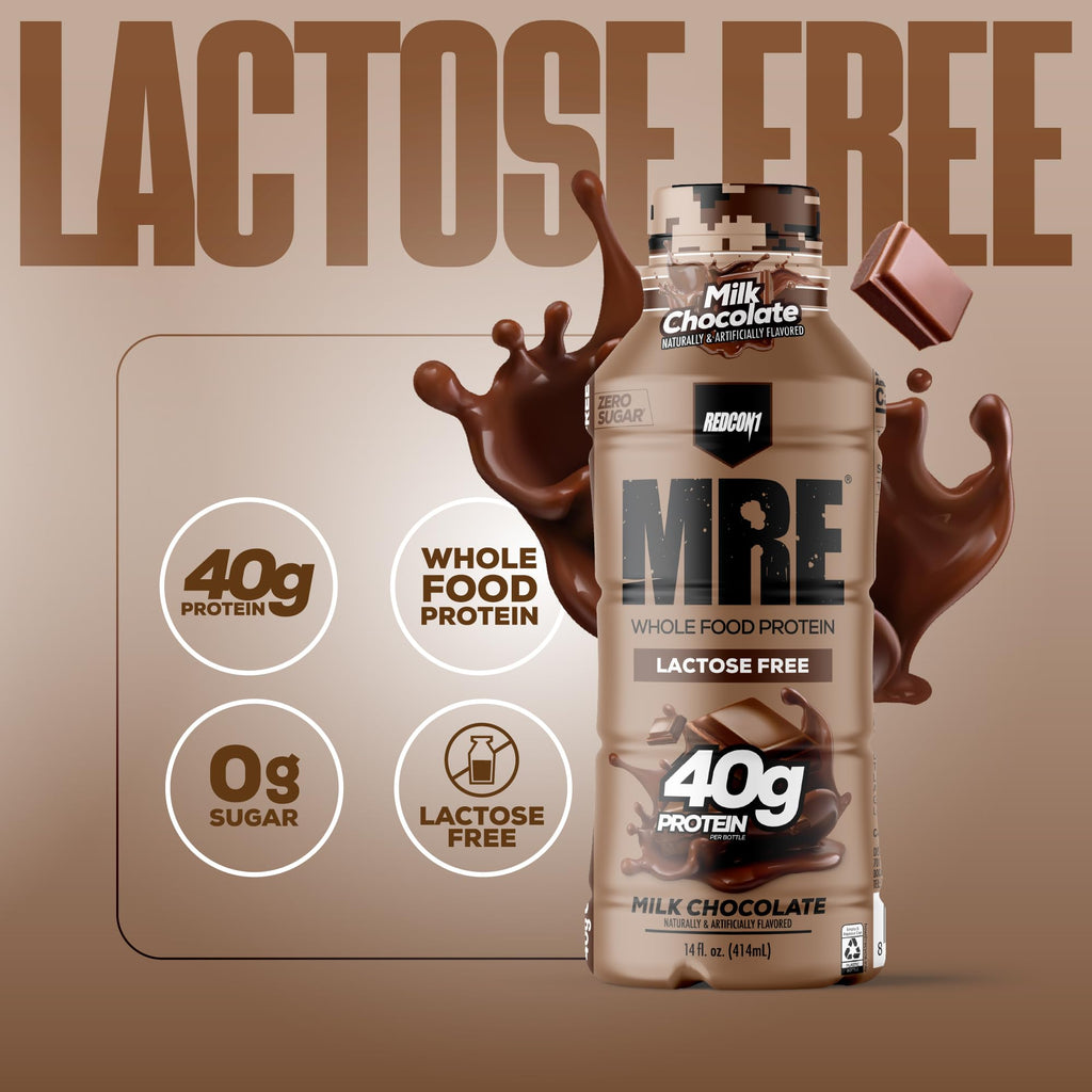 REDCON1 MRE RTD Protein Shake | Lactose-Free 40g Protein

