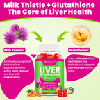 Milk Thistle Liver Detox Gummies | Vegan Liver Support

