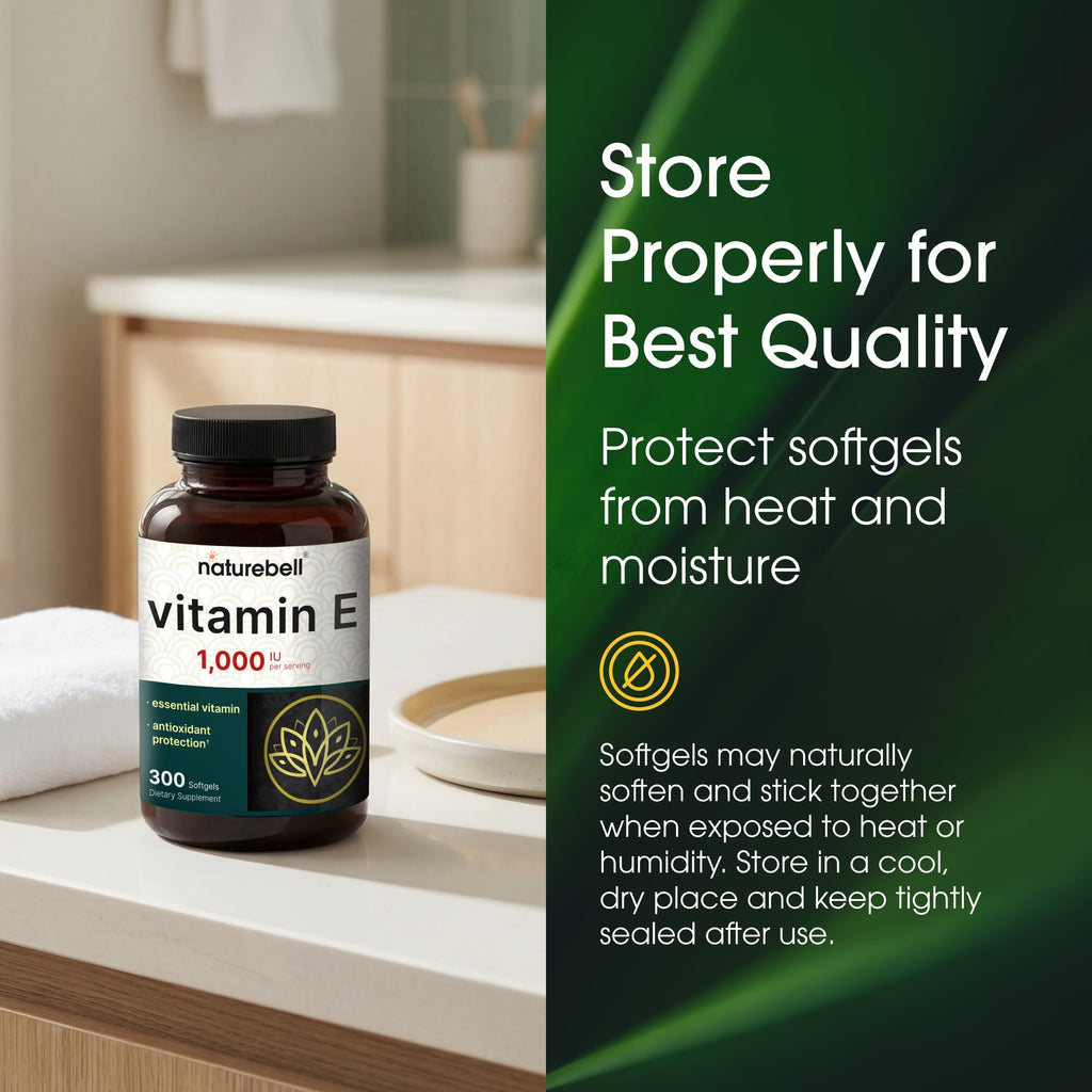 NatureBell Vitamin E Supplement – Antioxidant Support

