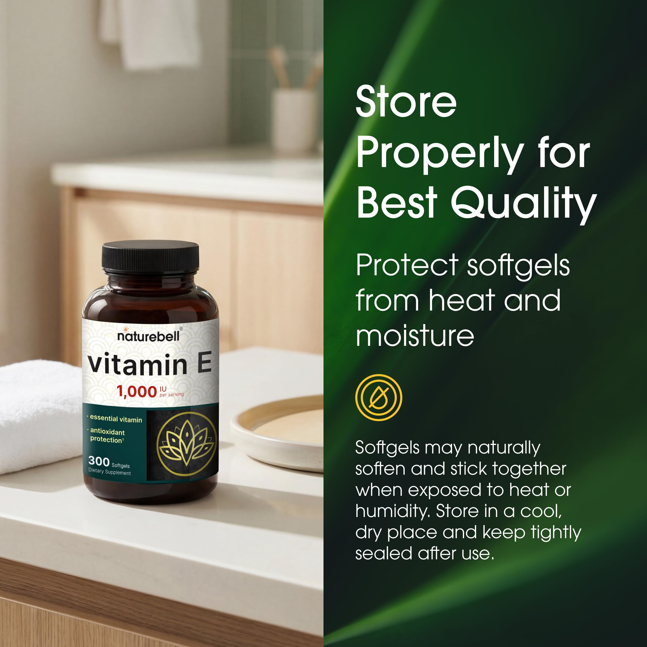 NatureBell Vitamin E Supplement – Antioxidant Support

