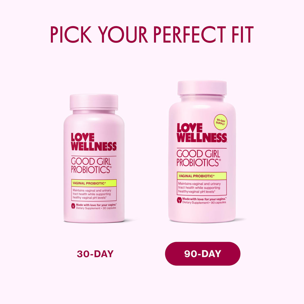 Love Wellness Good Girl Probiotics | 9-Strain Vaginal Health


