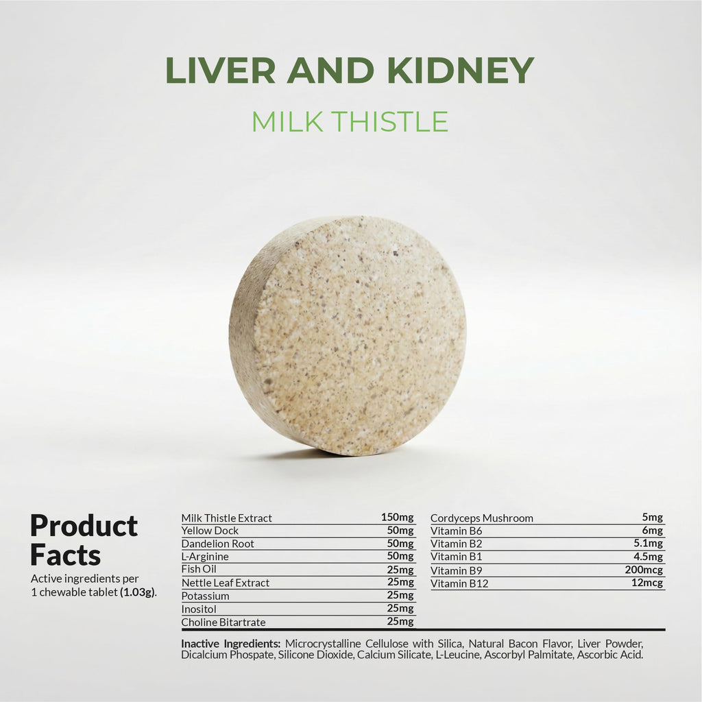 Milk Thistle Liver & Kidney Support for Pets | Coco and Luna

