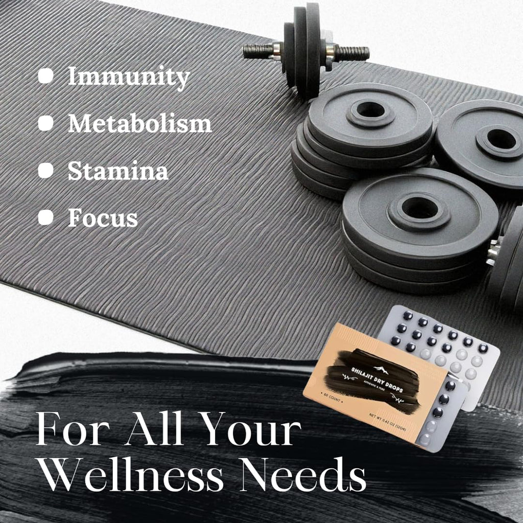 Shilajit Mineral Supplement for Energy & Vitality

