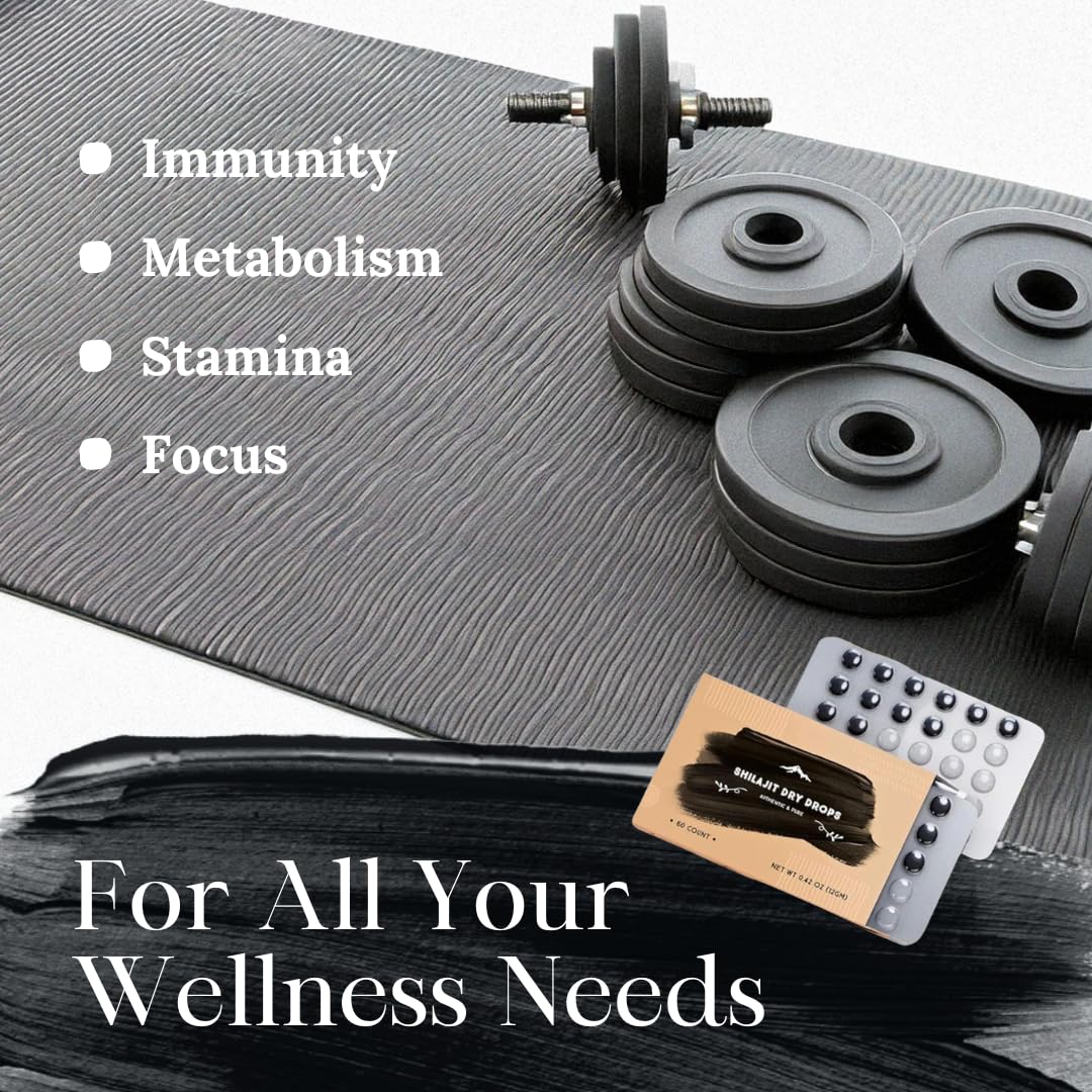 Shilajit Mineral Supplement for Energy & Vitality

