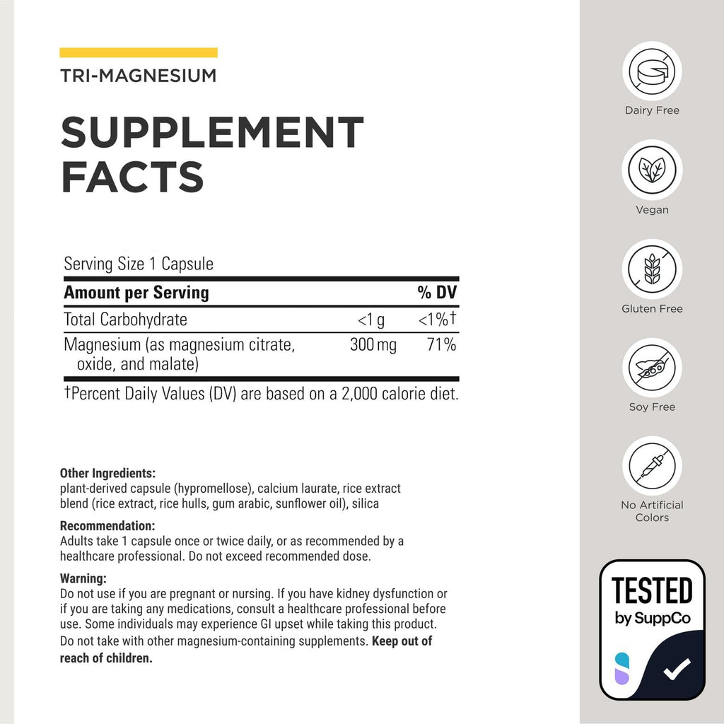 Integrative Therapeutics Tri-Magnesium: Magnesium Complex

