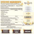 Resciency Detox Binder Supplement with Charcoal and Minerals

