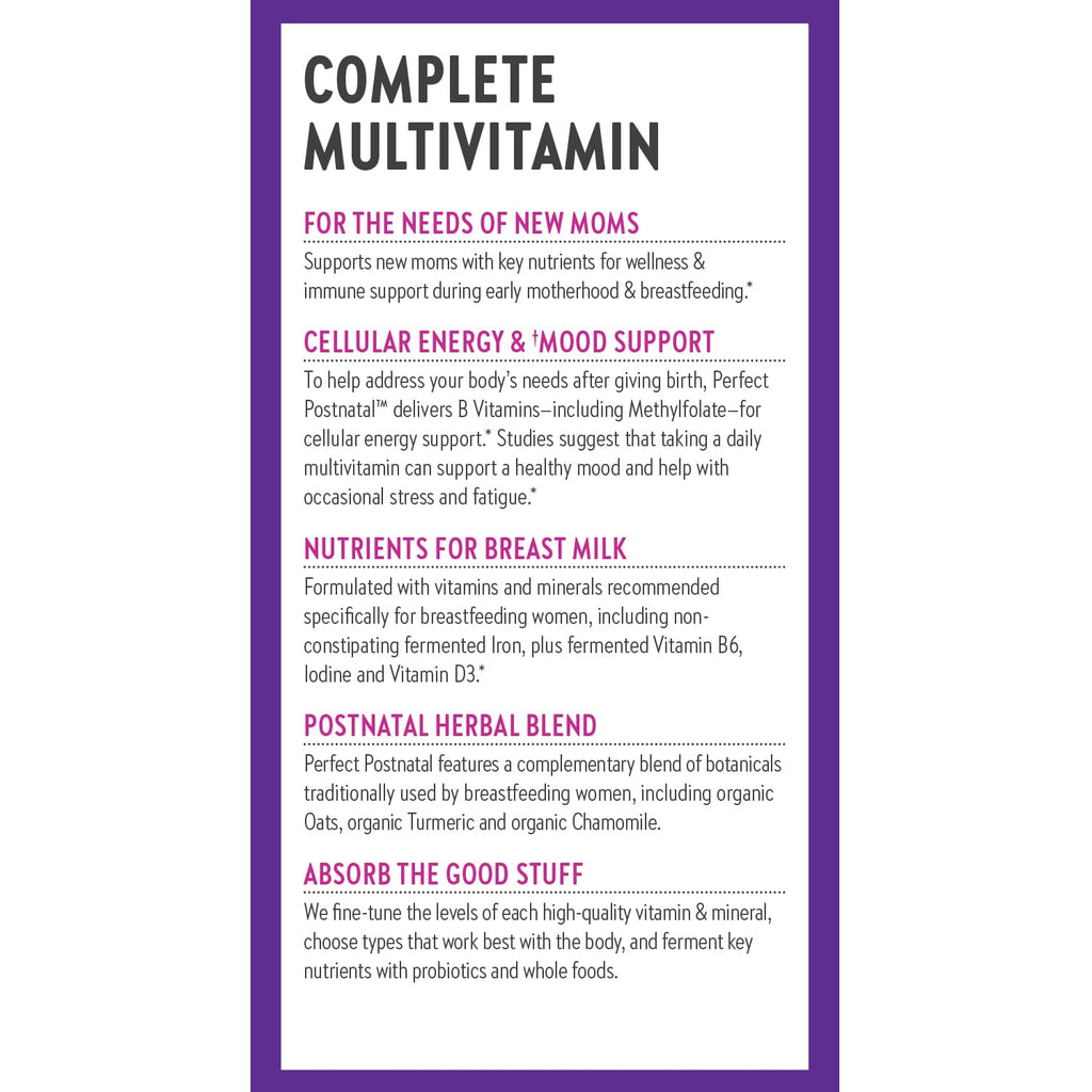 New Chapter Postnatal Vitamins Lactation Fermented D3


