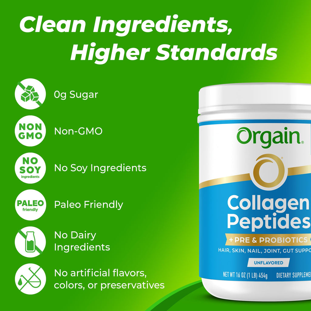 Orgain Collagen Peptides Powder

