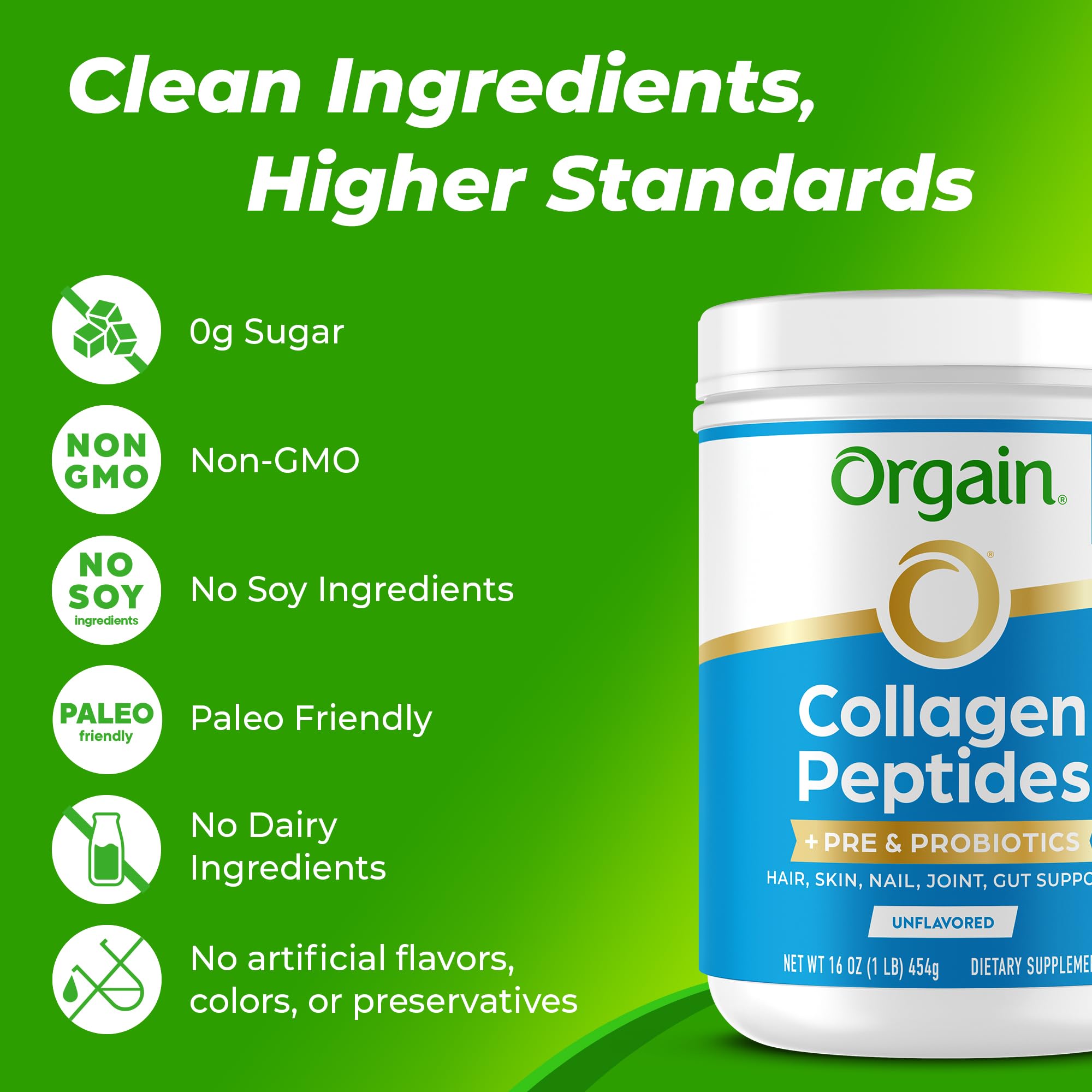 Orgain Collagen Peptides Powder

