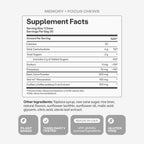 HumanN Memory and Focus Chews - Brain Health Supplement

