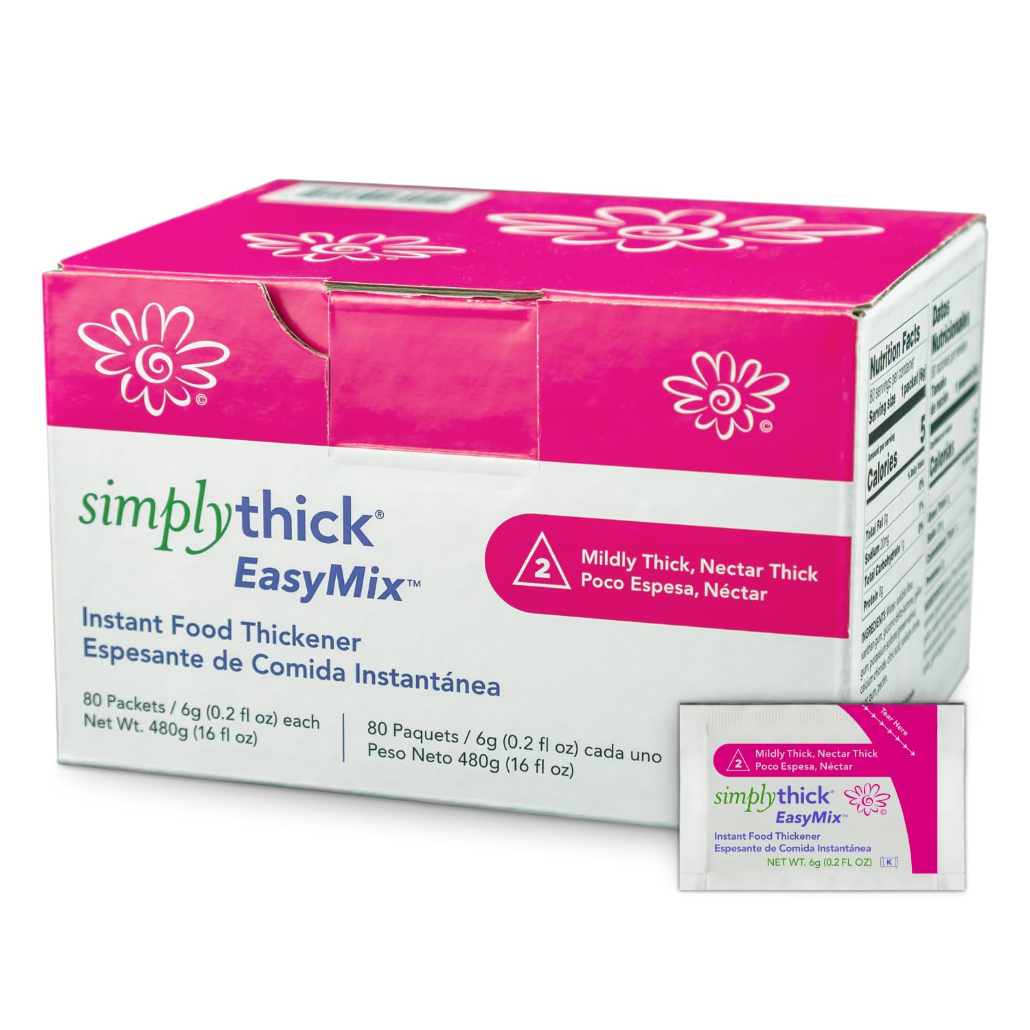SimplyThick Gel Thickener for Dysphagia - Quick Thickening

