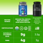 Orgain Organic Plant Protein Powder - Vegan & Plant-Based

