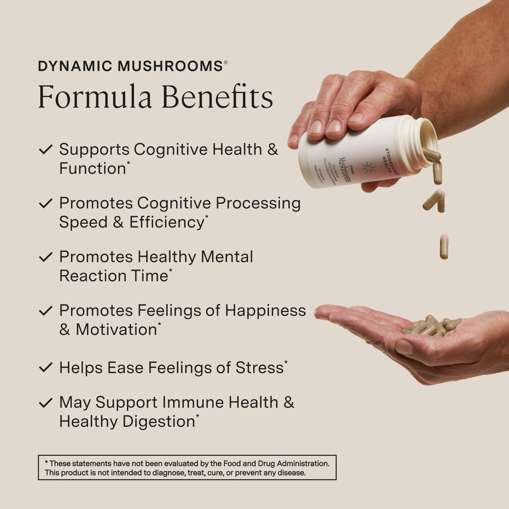 Stonehenge Health Dynamic Mushrooms – Brain & Immune Support

