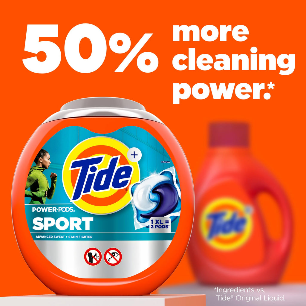 Tide Power PODS Detergent Pacs with Febreze Odor Eliminators

