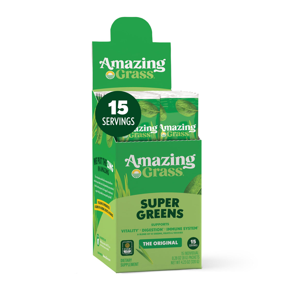 Amazing Grass Super Greens Organic Greens Supplement