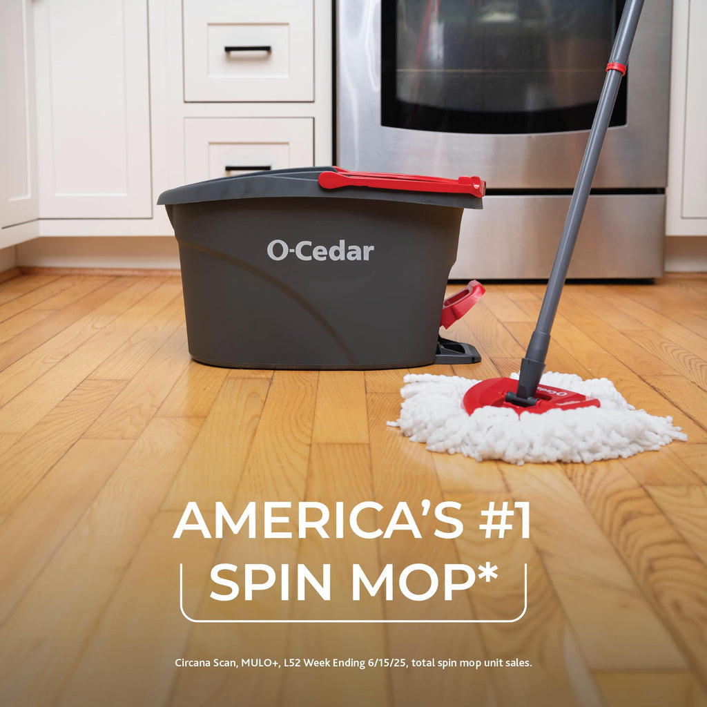O-Cedar EasyWring Microfiber Spin Mop & Bucket System

