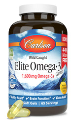 Carlson Elite Omega-3 Gems 1600 mg | Norwegian Fish Oil

