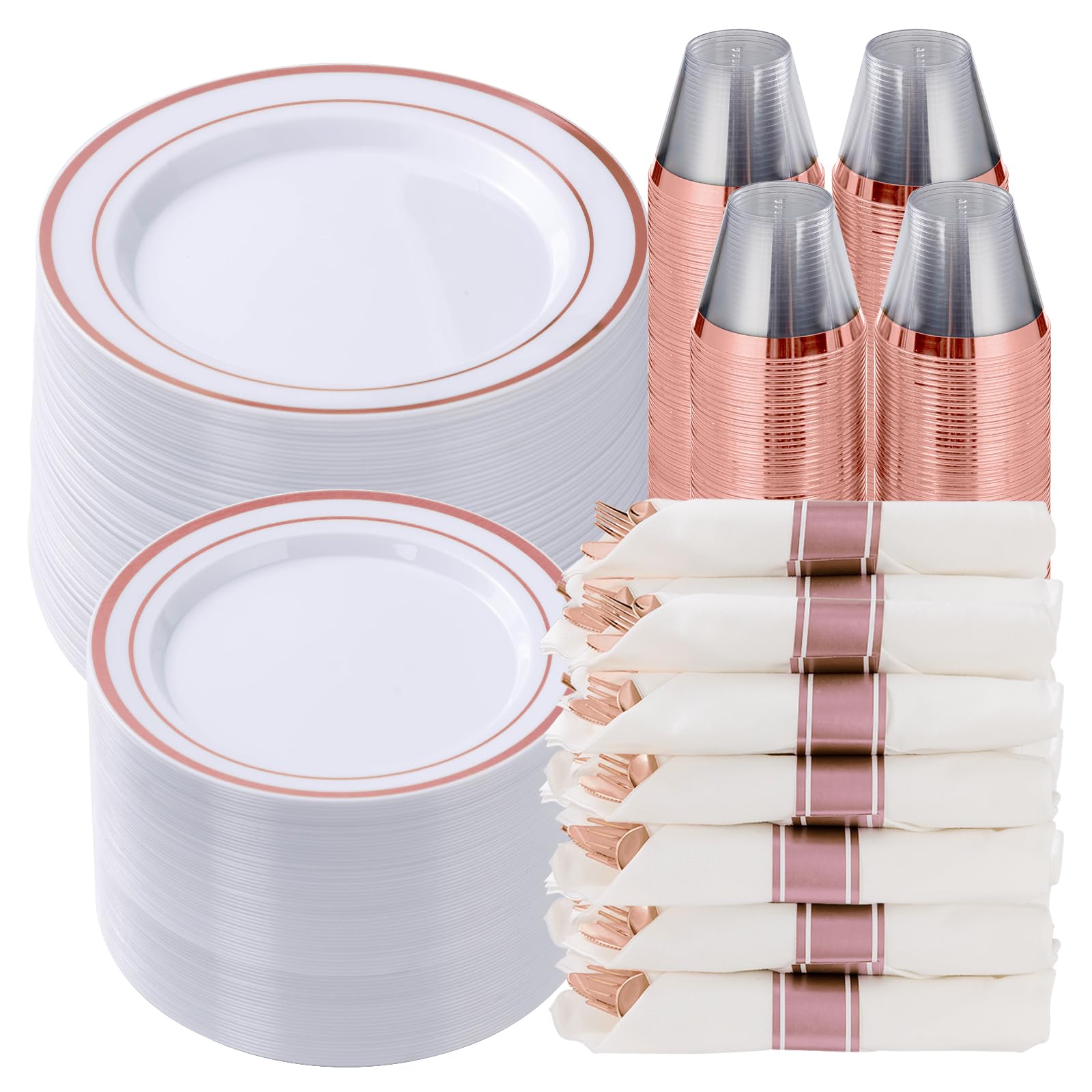 Plastic Dinnerware Set by Goodluck for Parties