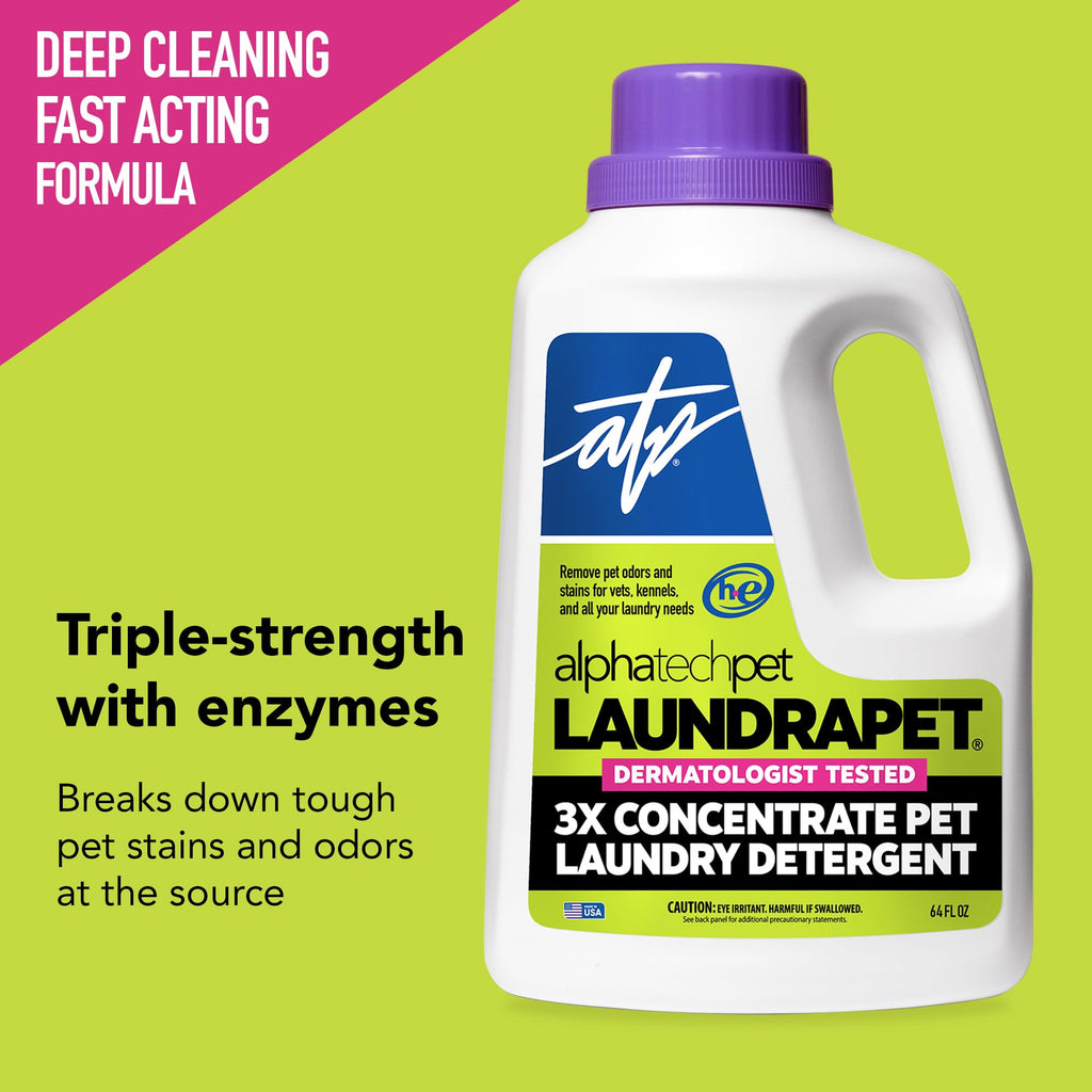 LaundraPet Enzymatic Pet Laundry Detergent by Alpha Tech Pet

