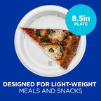 Dixie Basic Disposable Paper Plates by GP PRO - Soak-Proof

