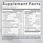 Sports Research Digestive Enzymes with Probiotics Plant Based

