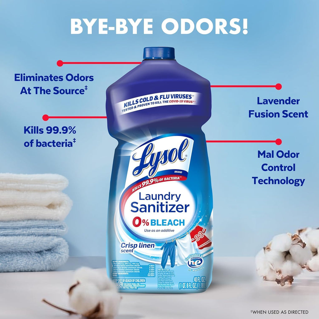 Lysol Laundry Sanitizer - Laundry Additive & Odor Eliminator

