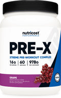 Nutricost Pre-Xtreme Pre-Workout Complex Powder