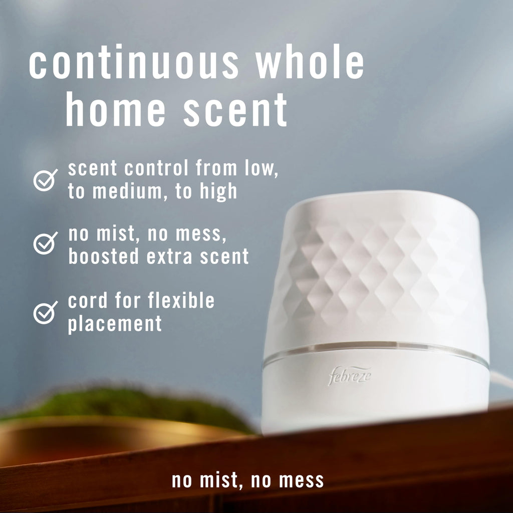 Febreze PLUG Scent Booster Starter Kit | Plug-in Diffuser

