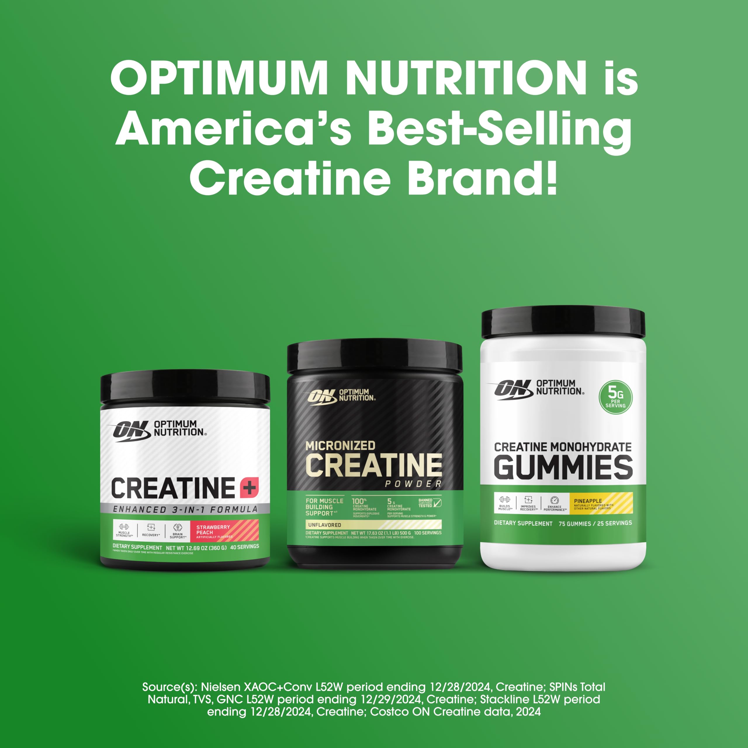 Optimum Nutrition Creatine Monohydrate Gummies | Performance

