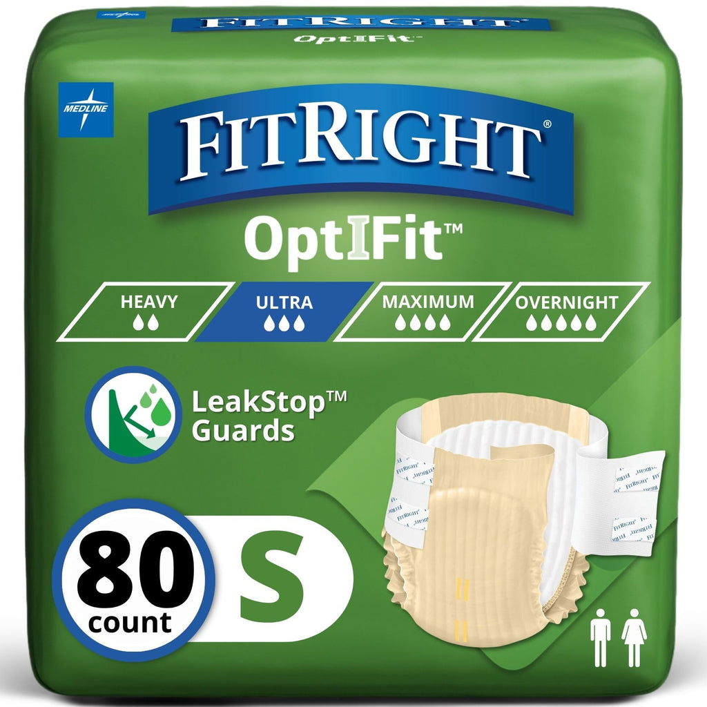 FitRight Adult Diapers with Tabs, Heavy Absorbency