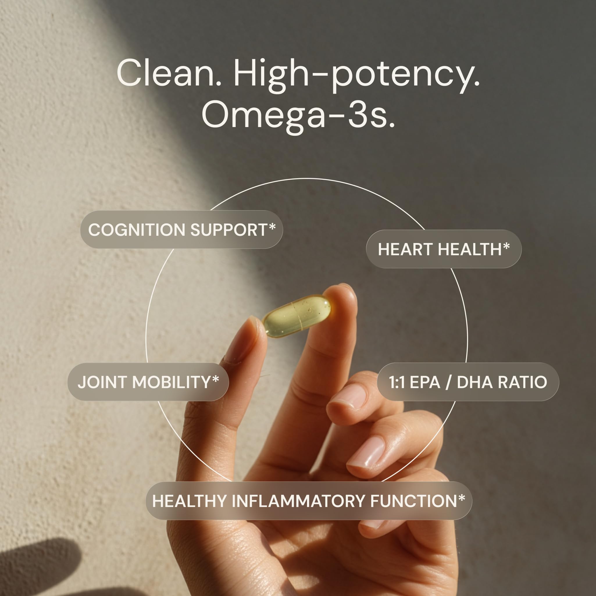 Blueprint Bryan Johnson Omega-3 Plant-Based Supplement

