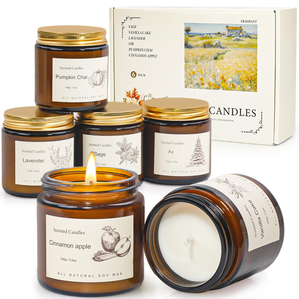 MIMURHYL Soy Wax Candle Gift Set