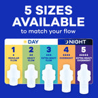 Always Infinity Unscented FlexFoam Pads with Wings

