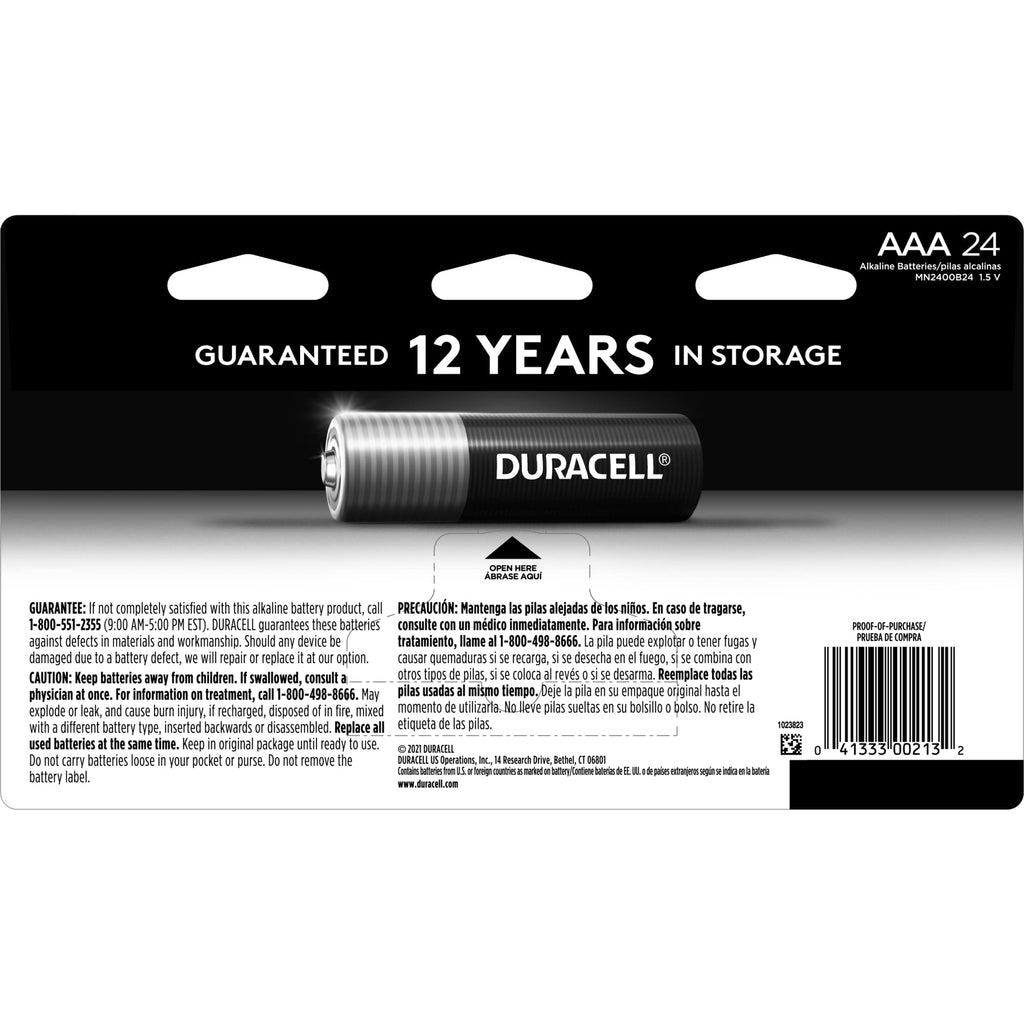 Duracell Coppertop AAA Alkaline Batteries with Power Boost

