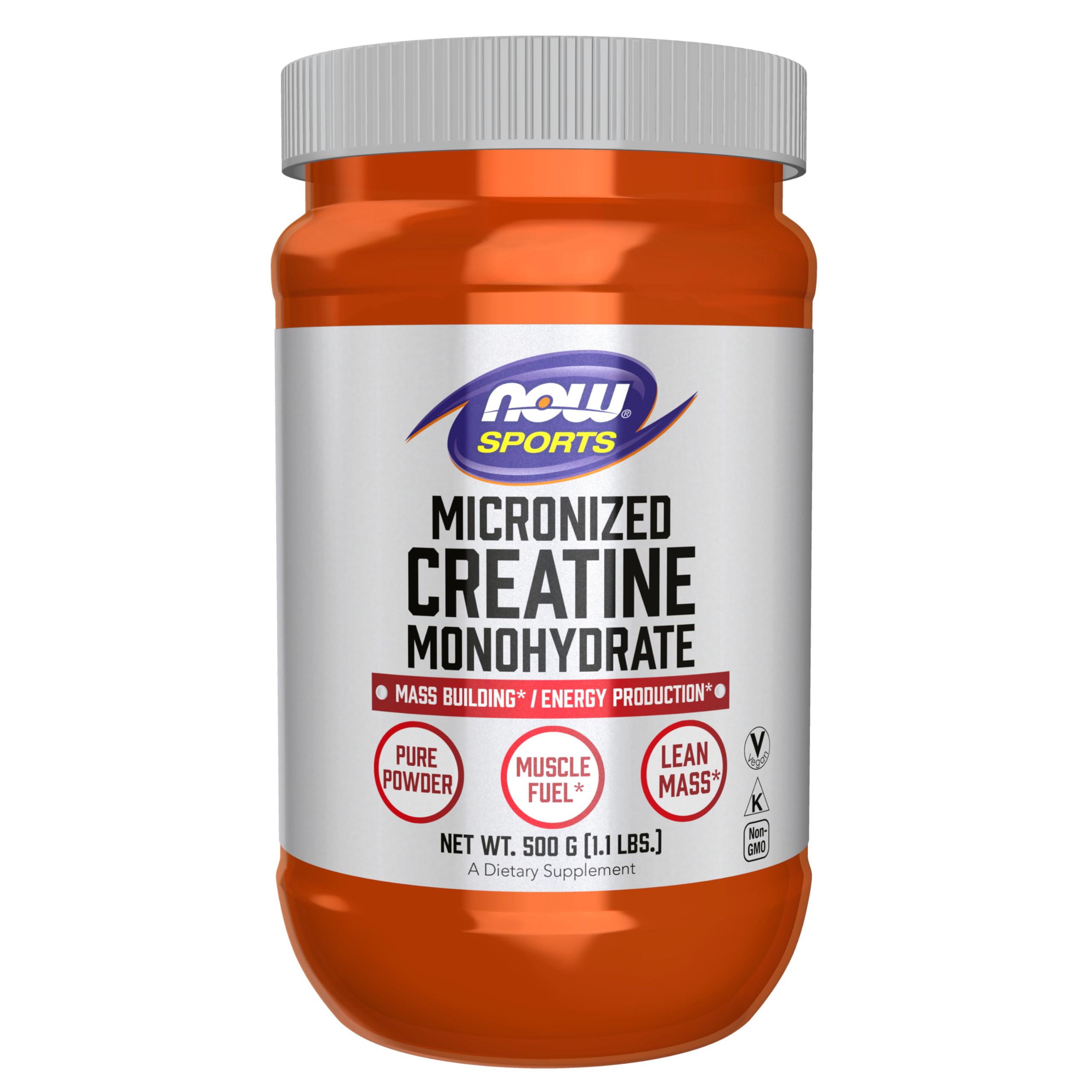 NOW Foods Micronized Creatine Monohydrate Powder

