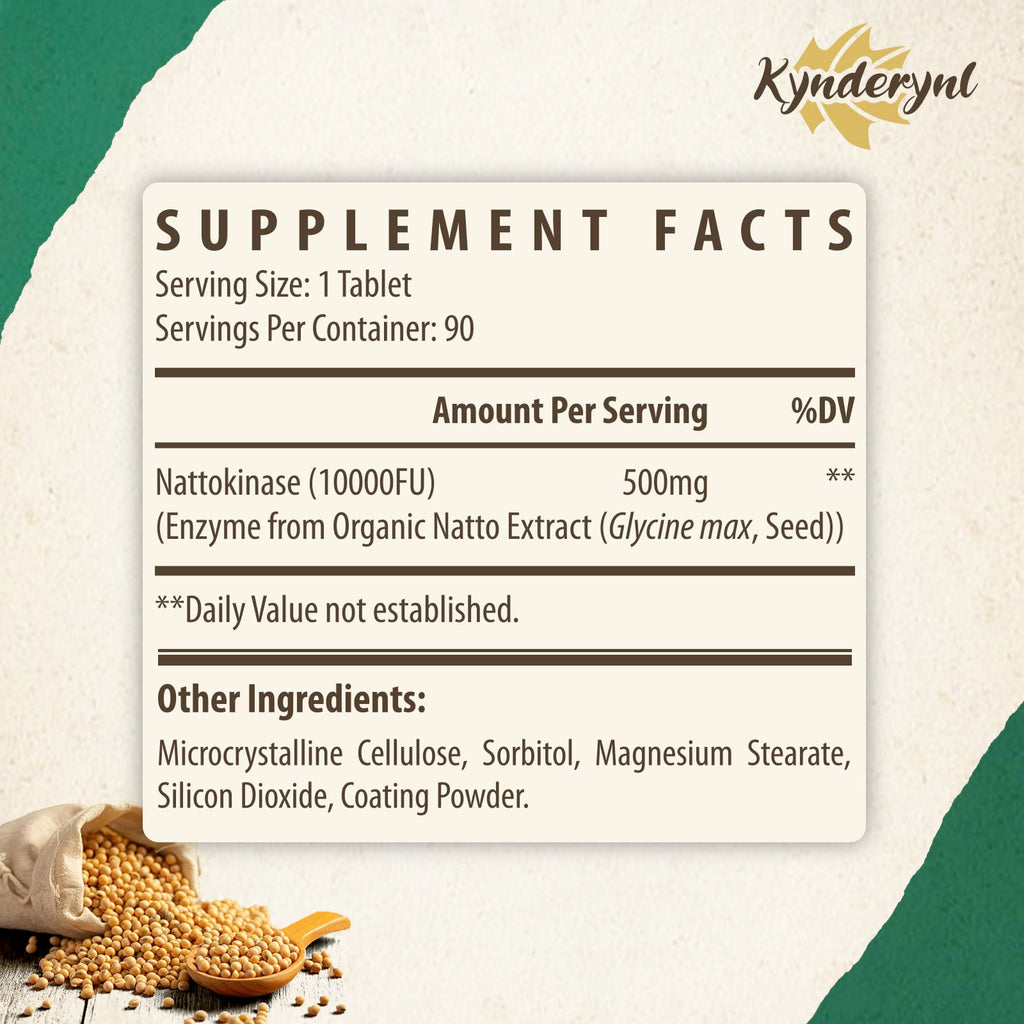 Nattokinase Supplement for Daily Wellness | Natto Enzyme

