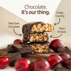 NuGo Dark Vegan Protein Bar Real Dark Chocolate Gluten Free

