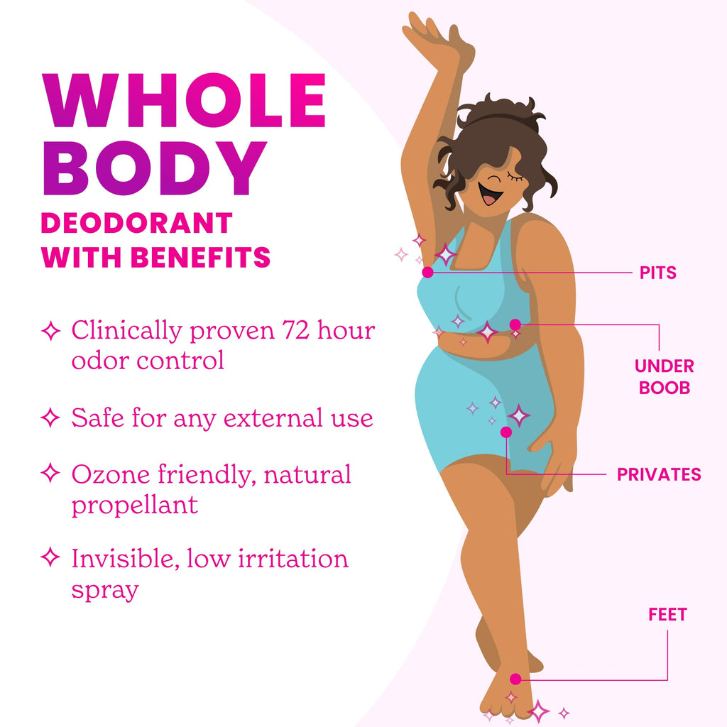 Lume Whole Body Deodorant Spray - 72 Hr Odor Control

