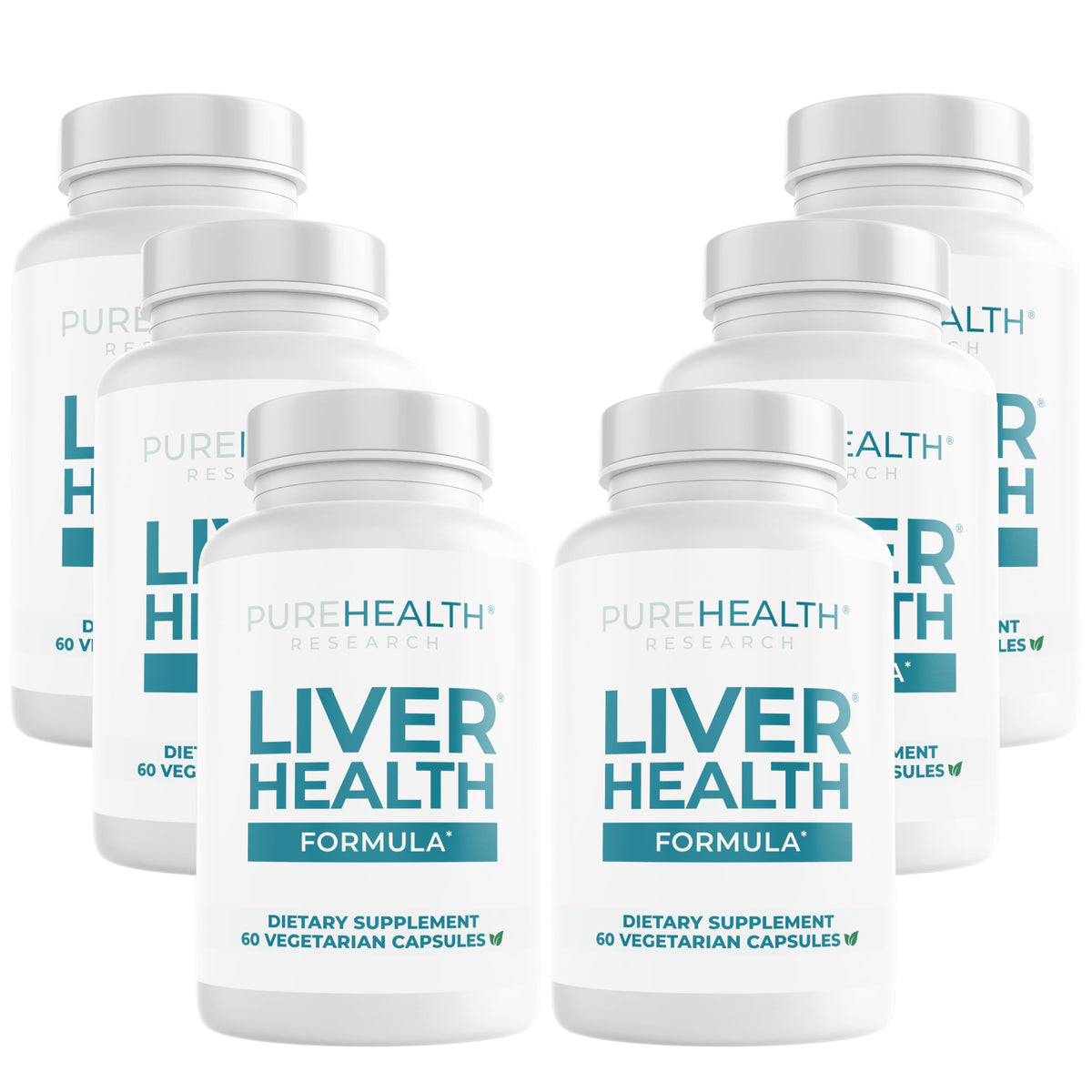 PUREHEALTH RESEARCH Liver Health Detox & Repair Supplement with Milk Thistle & Turmeric