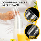 RACETOP Clear Disposable Plastic Cups for Parties

