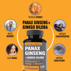 NooMost Ginseng & Ginkgo Biloba Vegan Capsules

