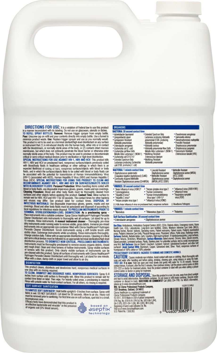 Clorox Healthcare Hydrogen Peroxide Cleaner Disinfectant


