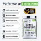 Creapure Creatine Monohydrate Powder by SteelFit

