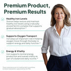 Organics Ocean Iron Supplement with Vitamin C - Plant-Based

